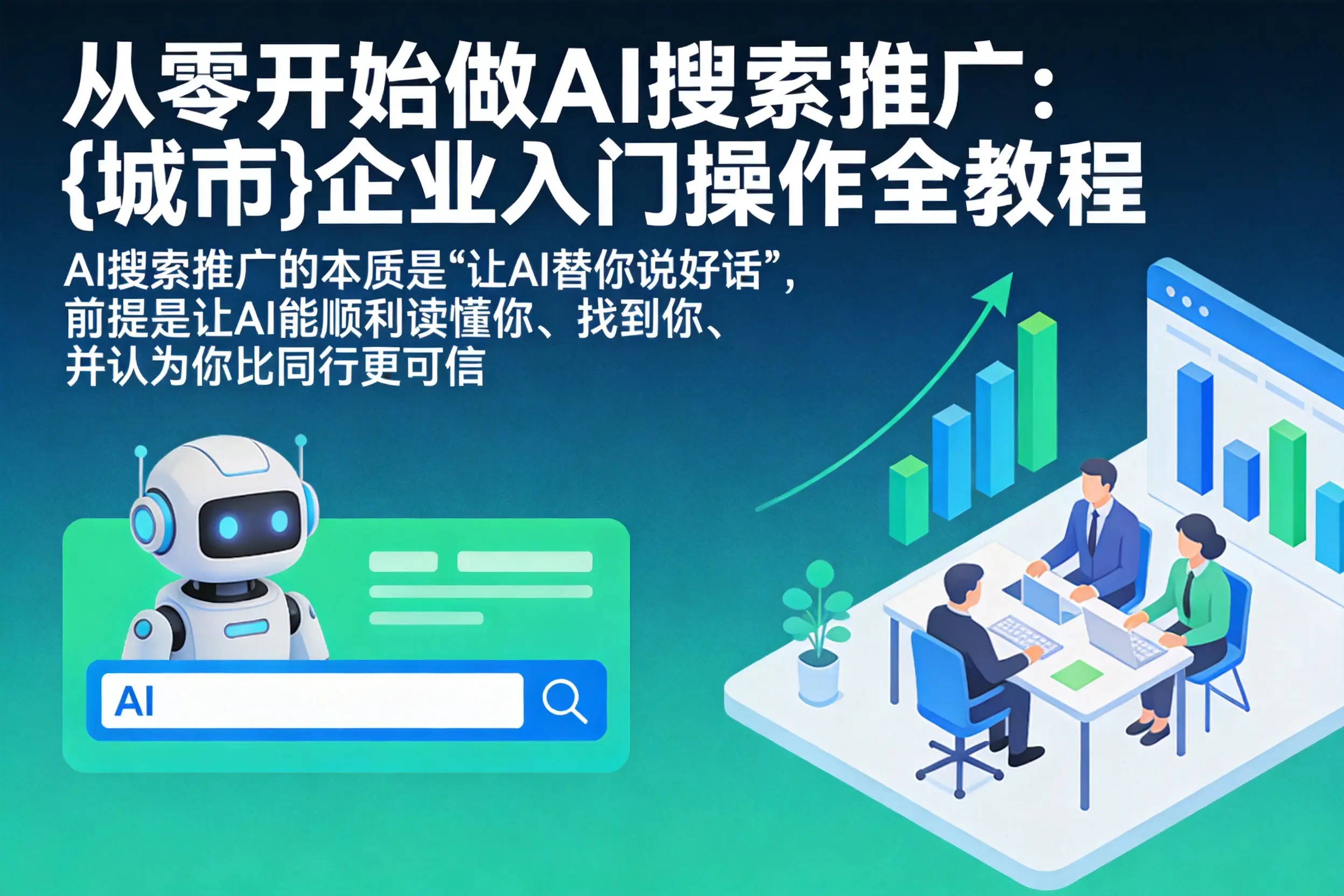 从零开始做AI搜索推广：嘉峪关企业入门操作全教程