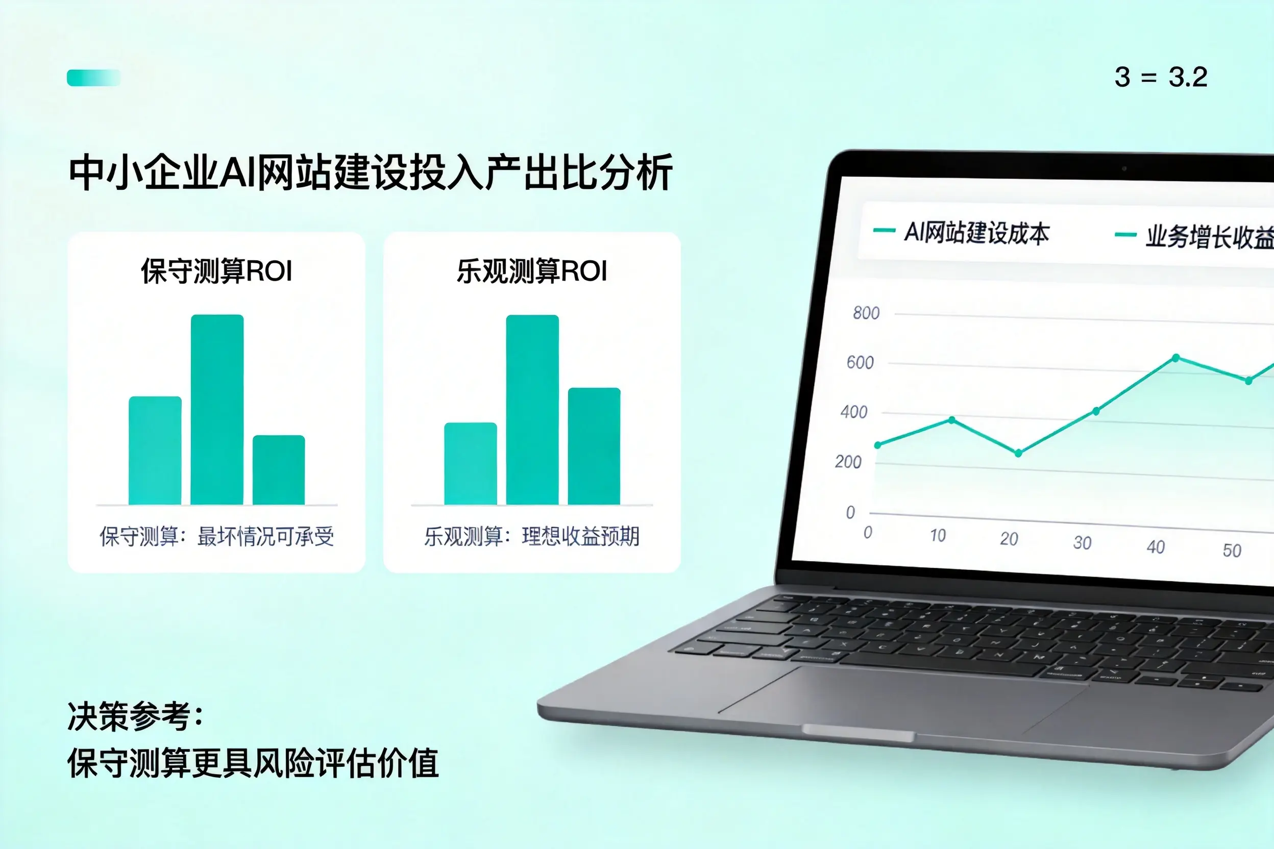 嘉峪关中小企业AI网站建设投入产出比怎么算？先看这份分析