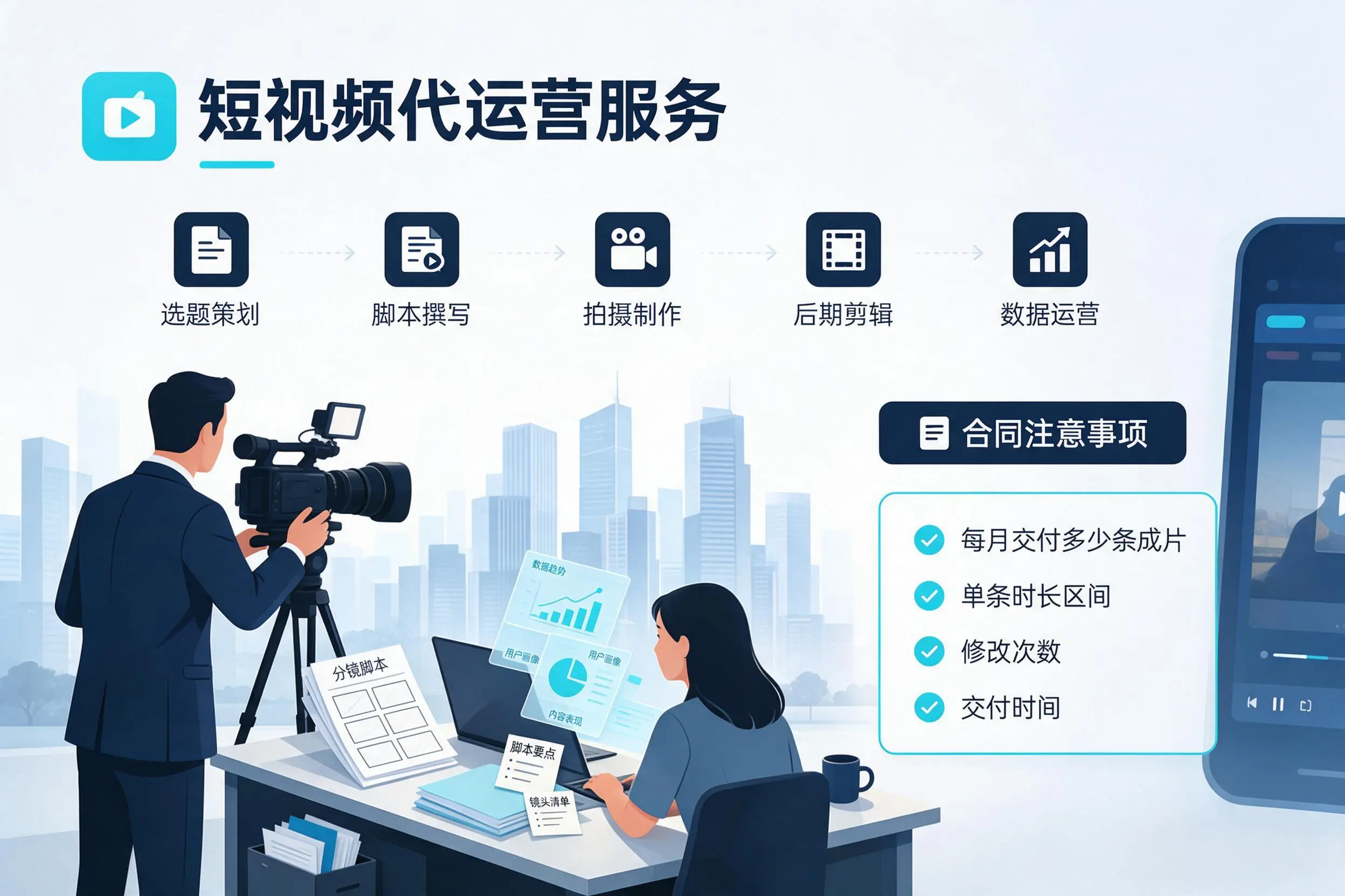短视频代运营包含哪些服务？嘉峪关企业常见问题科普