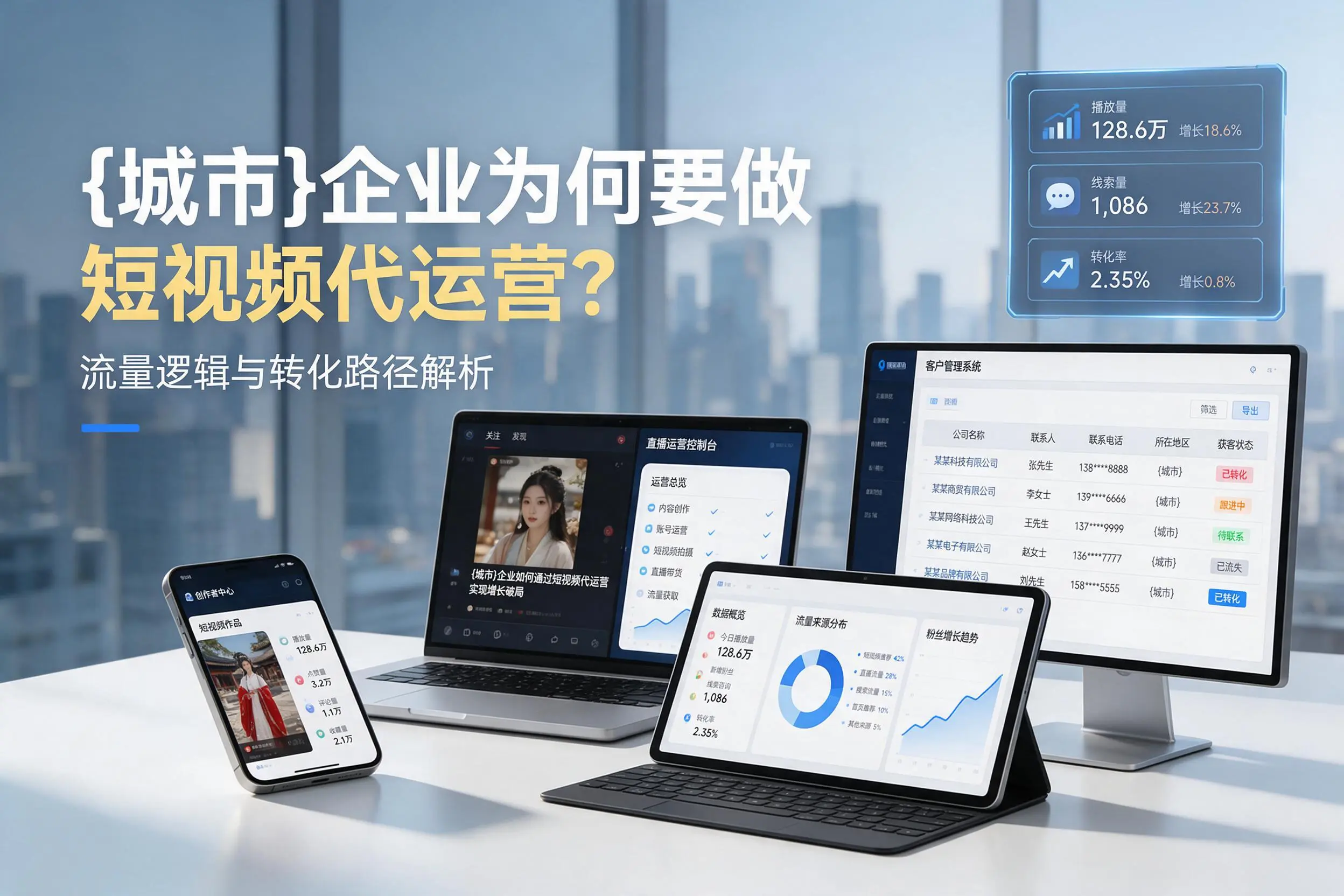 嘉峪关企业为何要做短视频代运营？流量逻辑与转化路径解析