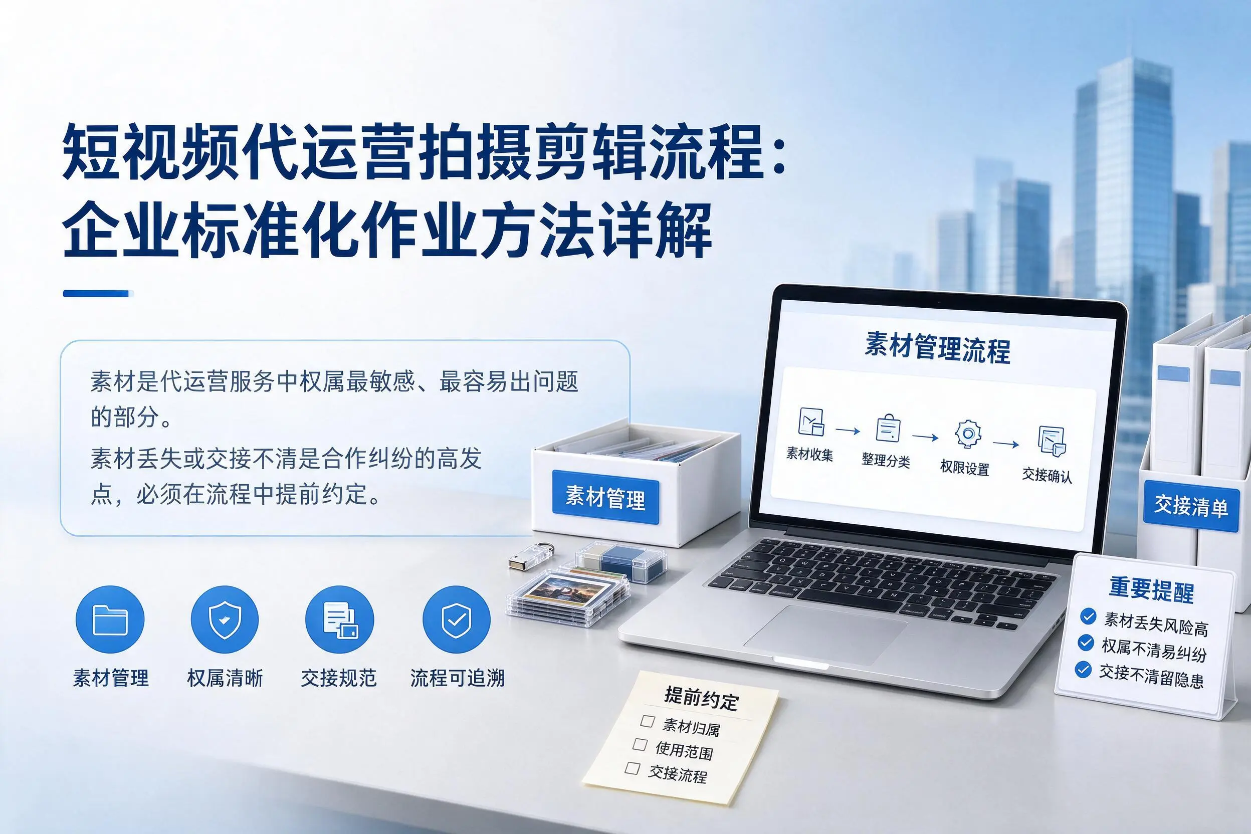 短视频代运营拍摄剪辑流程：嘉峪关企业标准化作业方法详解