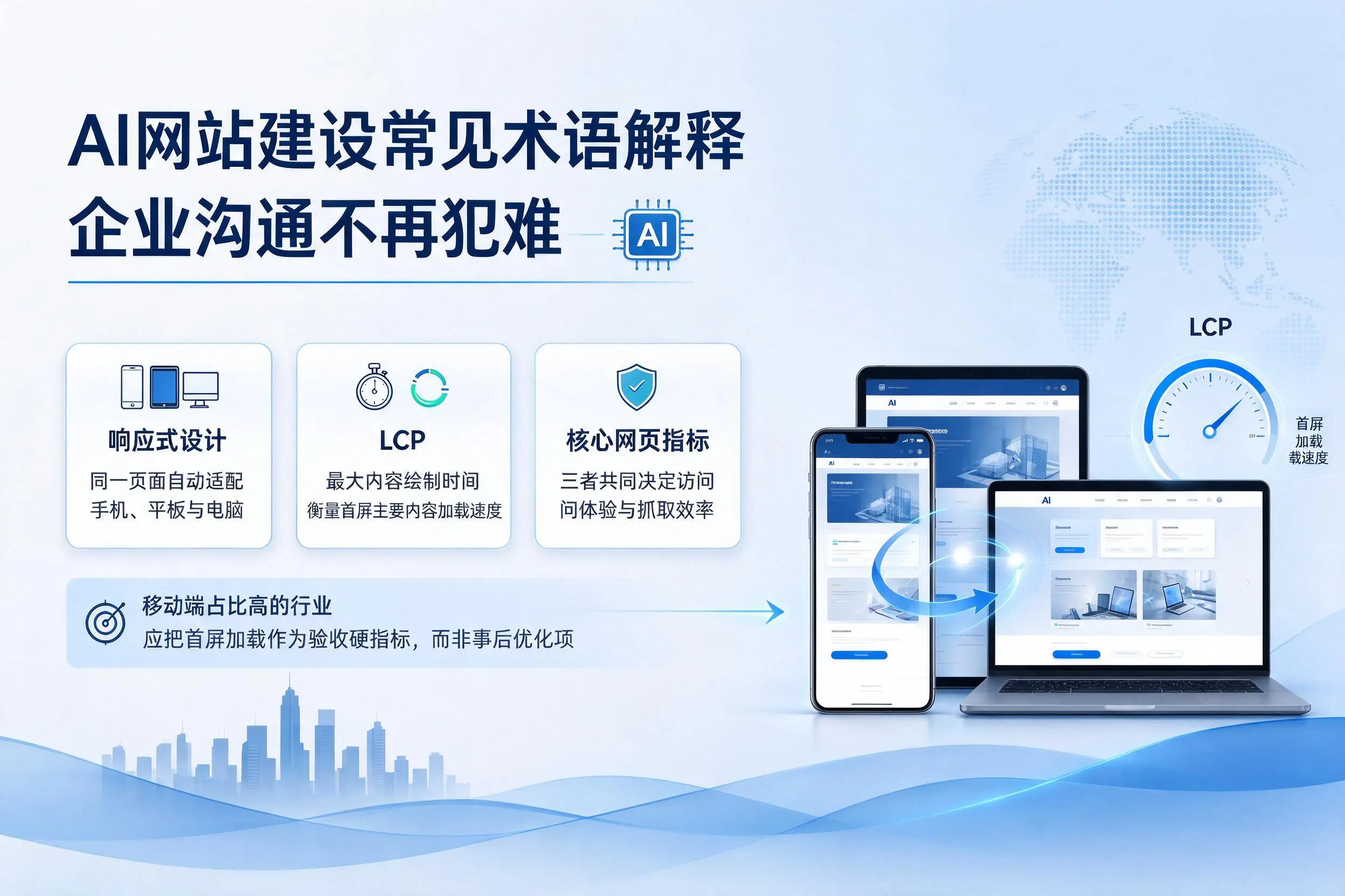 AI网站建设常见术语解释，嘉峪关企业沟通不再犯难